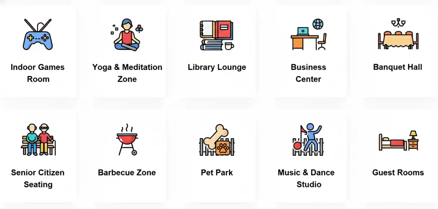 Clubhouse, Pool & Sports At TVS Sathanur